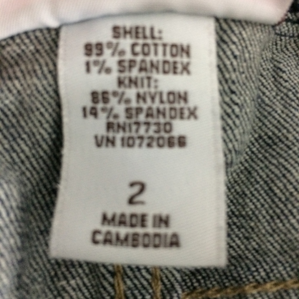 Liz Lange Maternity Sz 2 Medium Wash Blue Jeans - Picture 8 of 8